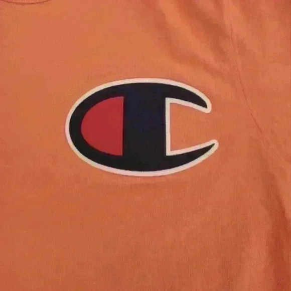 Champion Mens Salmon Vintage Look Tee M - Picture 4 of 9